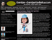 Tablet Screenshot of gambar-gambarkarikatur.com